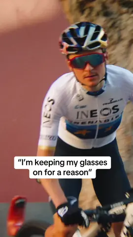 “I’m keeping my glasses on for a reason” Tom Pidcock 🚴😎 #tompidcok #mtb #mtblife #fyf #fyf #glasses #sunglasses #cycling #cyclingglasses #ineosgrenadiers #grenadier #eyewear #limitededition #seebetter #mountainbike #mtbtiktok #tiktok #sungod 