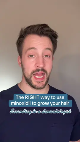 The right way to use minoxidil to grow your hair! #hairgrowth #minoxidil #dermatologist #hairloss #alopecia