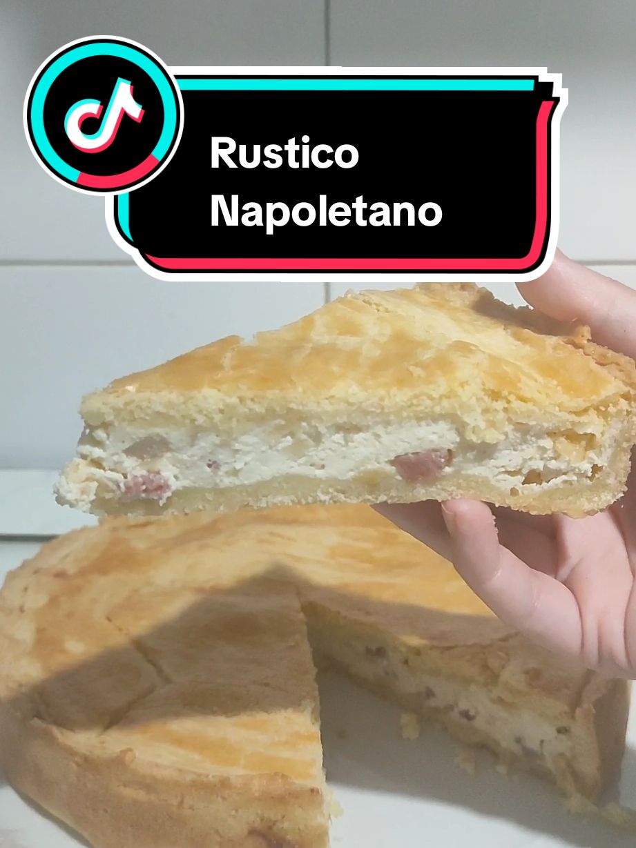 #Torta #Rustica #Napoletana ripiena di #Ricotta e Salame. Un must di ogni rosticceria che si può trovare sia monoporzione che in formato torta come ho fatto io oggi. Se amate il connubio tra il dolce e il salato questa è la ricetta che fa per voi. -Pasta frolla: 500gr farina 00 160gr di strutto 160gr di zucchero  3 uova intere pizzico di sale -Ripieno: 500gr di ricotta 2 uova intere sale e pepe parmigiano reggiano  salame napoli provolone piccante Forno statico 180 gradi per circa 50 minuti. #rusticinapoletani #CapCut #ricettenapoletane #cucinaitaliana #cucinanapoletana #ricettefacili #napoli #fakebodyy⚠️ #greenscreen 