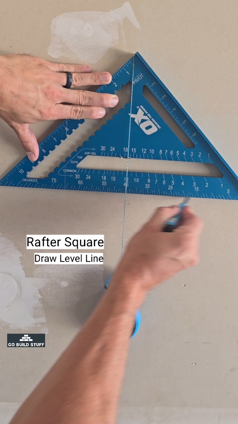 3 Rafter Square Basics #raftersquare #speedsquare #gobuildstuff 
