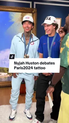 Idk but kinda wanna see the big toe tat 😂😂 Nyjah Huston is still TBD on where he’s getting his #Paris2024 ink. 