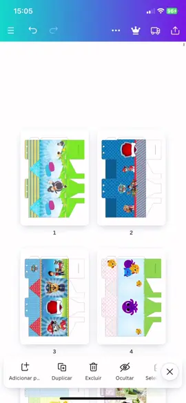 Pack de Caixinhas Milk 🥰 #artetiktok #festainfantil #packcanva #caixamilk #personalizados #lembrancinha 