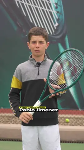 “I would like to be top 100 in the world” - Pablo Jimenez #wilson #wilsontennis #tennis #teamwilson #wilsonfamily #tennistiktok #foryou 