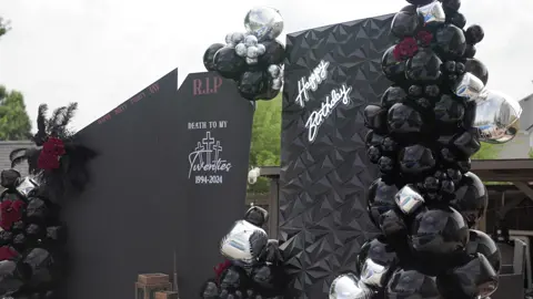 Here is hubbys reaction to his surprise birthday party that you guys been waiting for! 🥹🖤 thank you to our videographer @Kristen Rodriguez 🎥🙌🏼✨