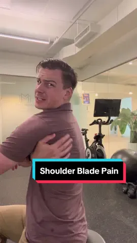 If you’ve been experiencing a discomfort on the inside of the shoulder blade that hasn’t been responding to anything you’ve tried in that area, it’s time to look elsewhere.  Try these two simple movements to see if it’s your levator scapulae causing you issue instead.  #physicaltherapy 
