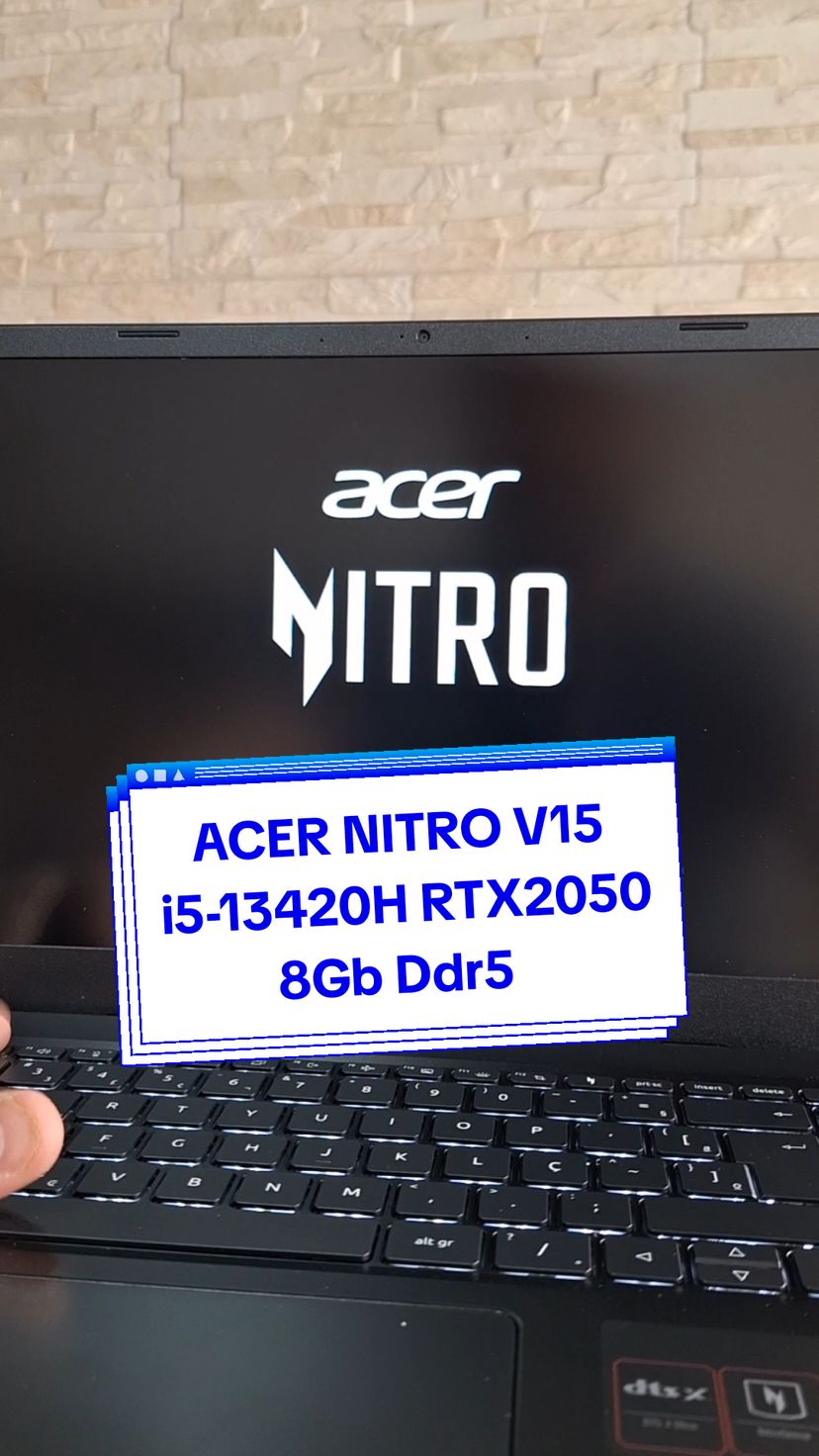 Máquina destinada a rodar programas de Arquitetura✨️🚀 #acernitro #v15 #fy #foryou #laptop #acer #gamer #notebook 