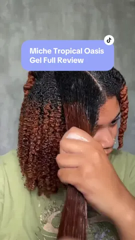 Replying to @NiaMya | UGC A couple of yall have requested that I try @MICHE Beauty Tropical Oasis Gel and I finally had the chance to try it and be outside in this summer heat to see how long it would last.  This wash & go lasted 8 days before I went ahead and fully refreshed my hair because I had an event, but for my curls to look super defined in 80+ degree weather with over 80% humidity was a shock for me.  I did use 1/4 of the jar for the wash & go because im very heavy handed and even went ahead and defined my younger brother’s hair with the gel as well! Lmk if you want to see his results it’s the first time I’ve ever seen his curls pop and he has tighter and shorter curls than me.  But yea yall this gel is definitely worth it and they’ve made the packaging larger to hold even more gel! I have it linked in my TikTok Shop storefront & let me know your thoughts if you’ve tried it! #BeautyTok #naturalhair #gingerhair #type4hair #hairtok 
