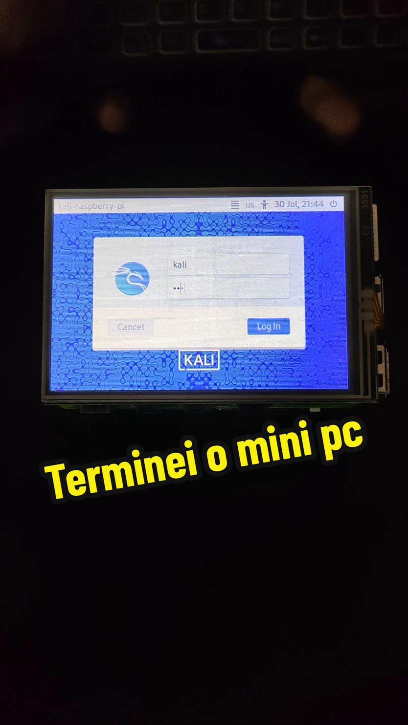 Terminei o mini Pc @Testando Tecnologias  #raspberrypi #tecnologia #minipc #kalilinux #hacker 