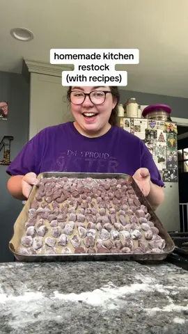 Happy #HomemadeKitchenRestock 👩🏻‍🍳 I didn’t get a chance to edit & post Sunday, so here it is on a random Tuesday More recipes in my cookbook in my bio 🫶🏻 #Homemade #HomemadeRestock #Restock #Recipes #Easy #Homestead #Homesteading #BackyardHomestead #FromScratch 