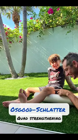 Osgood-Schlatter Strengthening the quadriceps can help kids with Osgood-Schlatter disease by stabilizing the knee joint and reducing strain on the patellar tendon. This targeted exercise alleviates pain and promotes proper growth and development. #OsgoodSchlatter #KneeHealth #kneepain #Soccer #volleyball #jupiterflorida #chiropractic 