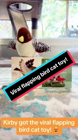This bird toy will be your cat’s new obsession! 🐱🦜✨ The Realistic Bird Series Collection! This cat toy has a built-in catnip pouch, it’s rechargeable, and makes chirping noises to keep your kitty entertained. The bite resistant, washable shell ensures it’s always hygienic. Plus, it’s touch-activated for endless fun and can even be hung from a toy stick for interactive play. Give your cat the gift of excitement and enrichment ti thier lives and watch them go wild! Get yours today and let the fun begin! 🐾 #catsoftiktok #cattok #cattoys #catlovers #cat #obsessed #catenrichment #TikTokShop #interactivecattoy #potaroma 