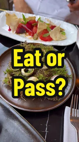 Would you eat or pass on escargot? #ParisOlympics #tiktokfood #frenchfood 