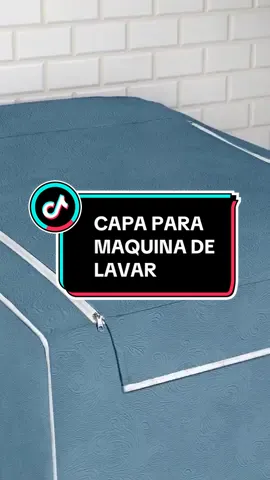 LINK NA BIO!! Capa para Máquina de Lavar com Zíper Diversos Tamanhos.🛒