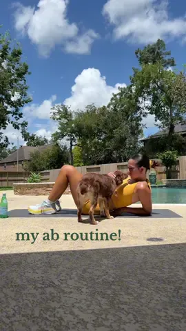 My lil at home ab routine just for yall ☺️ i also got a fireee leg/glute routine so lmk if yall wanna grow that tang too😏 