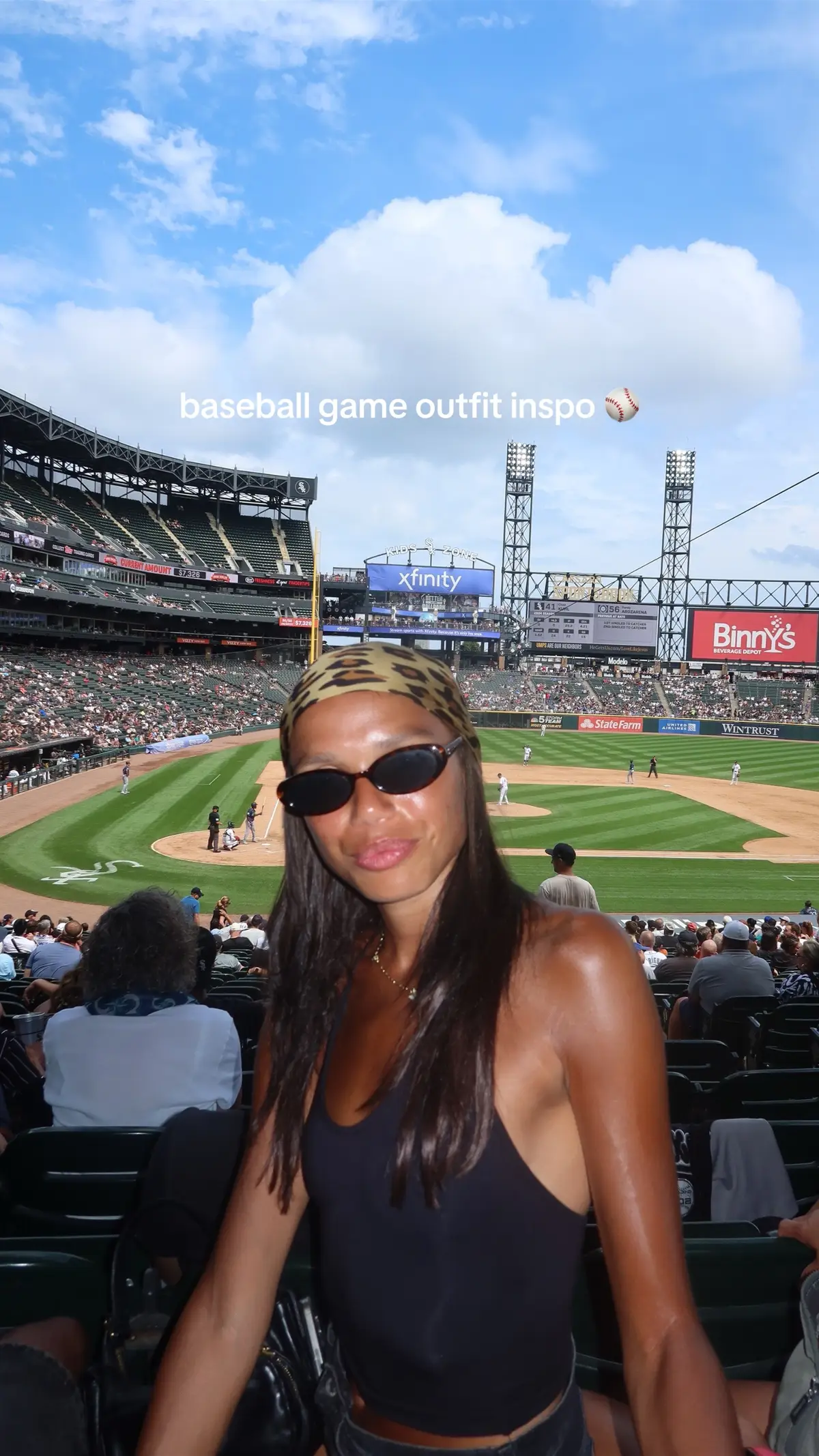 What im wearing to a baseball game #baseballgameoutfitinspo #streetwear #StreetStyle #allblackoutfit #summeroutfit 