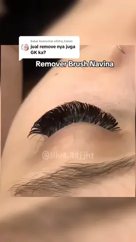 Membalas @elizha_hasan Jual dong kak .. sini ya #removereyelash #removereyelashextension #removerbrusheyelash #removernavina #eyelashextensions #eyelash 