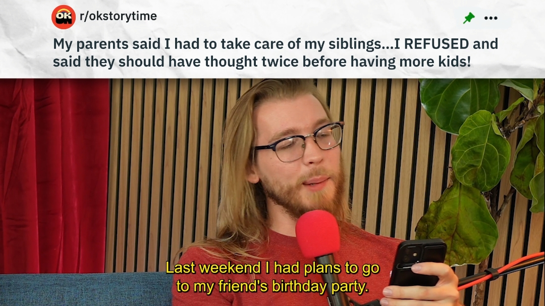 My parents said I had to take care of my siblings...I REFUSED and said they should have thought twice before having more kids! #reddit #redditstories #redditreadings #reddit_tiktok 