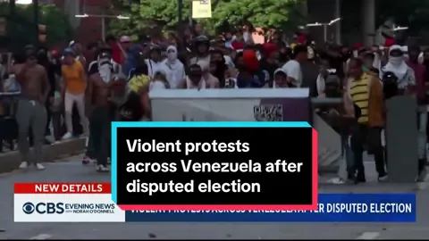As violent protests persist in #Venezuela, President #Biden and other world leaders are urging the government to release voting data amid widespread fraud accusations. At least 11 people have reportedly died so far. #news #politics #election #venezuela🇻🇪 