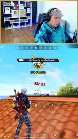 Juego con mi skin de la vida real en free fire😨😨 #freefire #parati #Viral #freefire_lover #fyp #vidagamer 