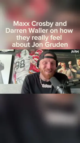 Maxx Crosby and Darren Waller talk about how they felt about Jon Gruden #masxxcrosby #darrenwaller #viral #podcast #jongruden #raiders