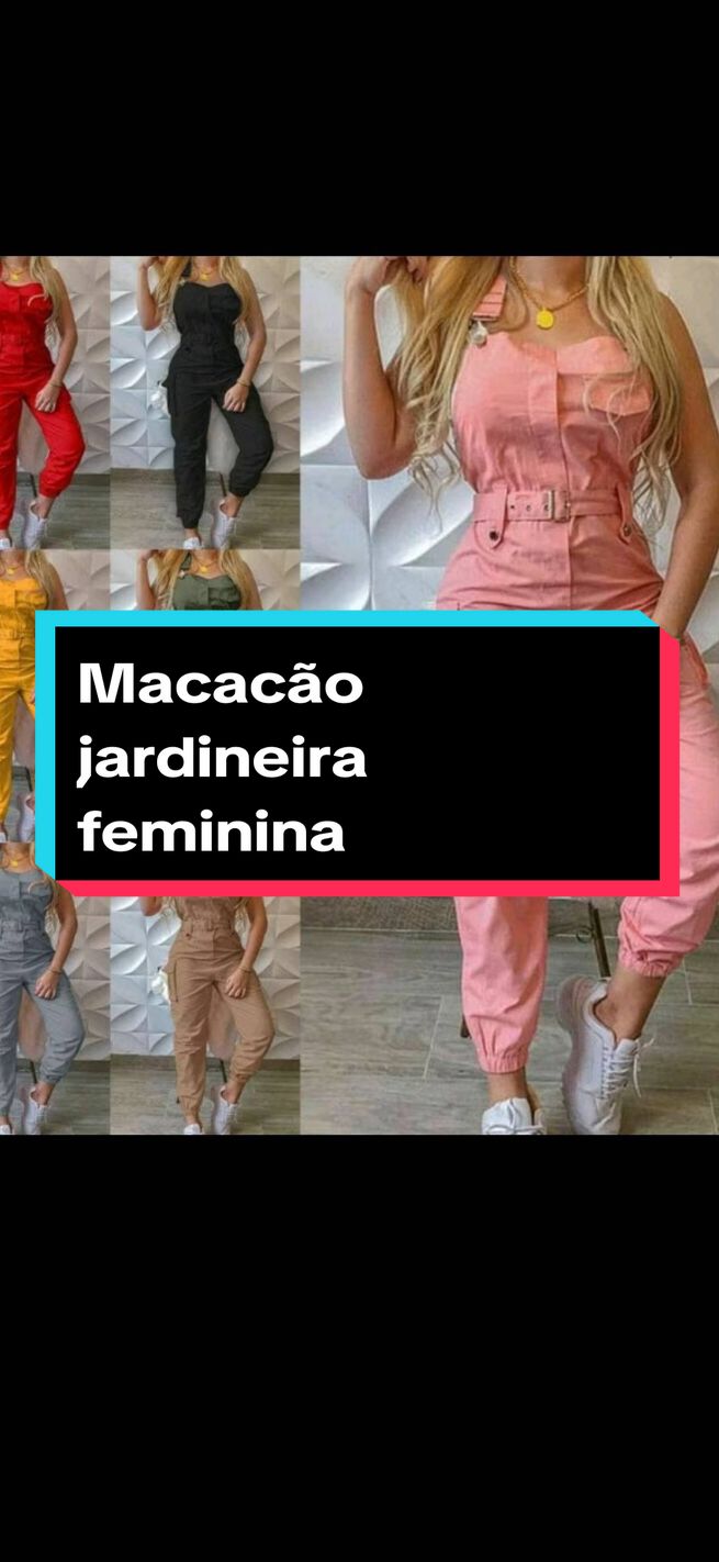Dê uma olhada em Macacão macaquinho jardineira de carga longo feminino com bolsos no cinto e alça de ombro amarrada no tornozelo por R$86,19 - R$91,19. Compre na Shopee agora! https://s.shopee.com.br/4fcCcOeaSg?share_channel_code=1#alfaiataria #macacao #jardineira #moda #modafemenina #roupas #roupasfemininas #lindas #estilosa #chique #cores 