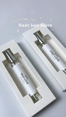 Nước hoa Adoce #unbox #unboxing #nuochoa #perfume #nuochoa10ml #TrueLove #firstlove #nuochoatruelove #nuochoafirstlove #xuhuong 