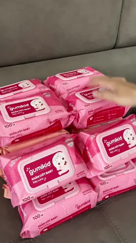 Khăn ướt gumikid cho bé thùng 10 bịch hơn 100K #tiemmelisa #gumikid #gumi #khanuotchobe #khanuotkhongcon 