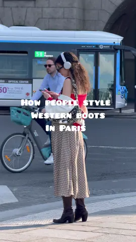 How people style western boots in Paris #thestylearchivist #parisianstyle #fashion #StreetStyle #paris #OOTD #westernboots #santiag 