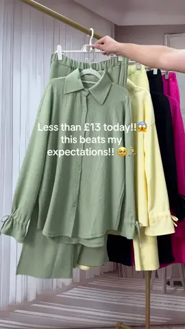 You won’t regret buying it at the price today!!! #twopiece #coordset #shirtstyle #pants #womensfashion #fyp #tiktokmademebuyit #spotlight #spotlightfinds #julydealdrops 