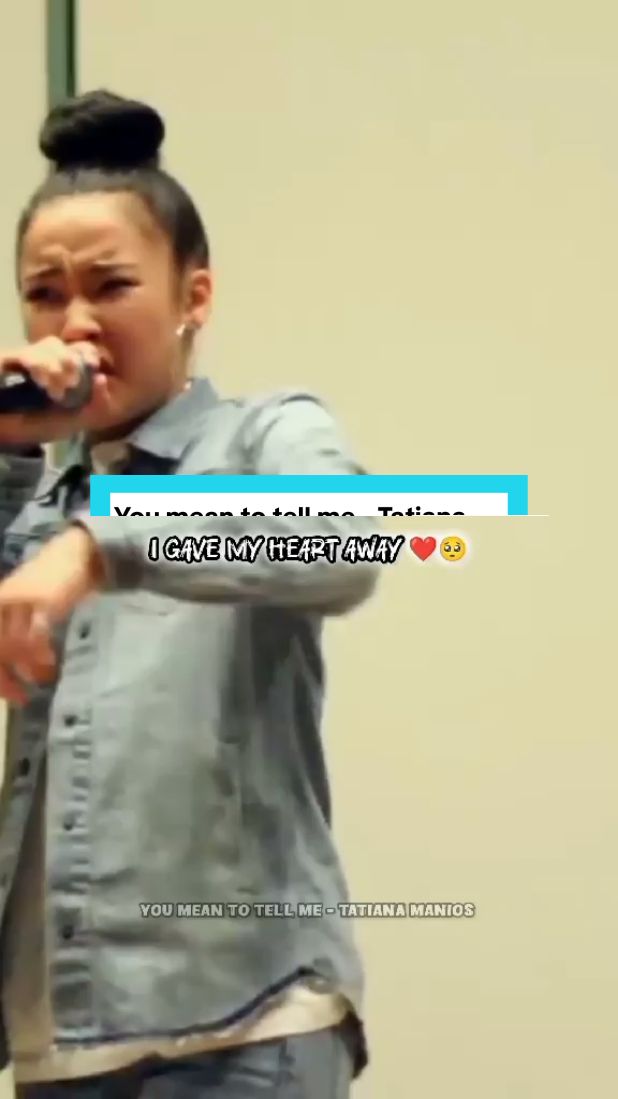 You mean to tell me - Tatiana Manios ✨🎵 #sadsongs #tatianamanaois #lyricsvideo 