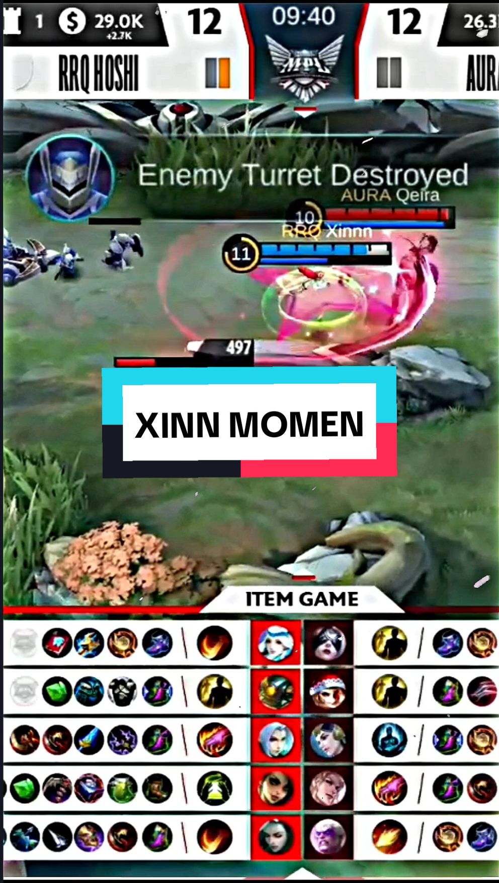 Best moment bang xinn #mlbbskingifts #mobilelegendsbangbang #mlbb #rrqxin #mobilelegends #mobilelegends_id #mplindonesia 
