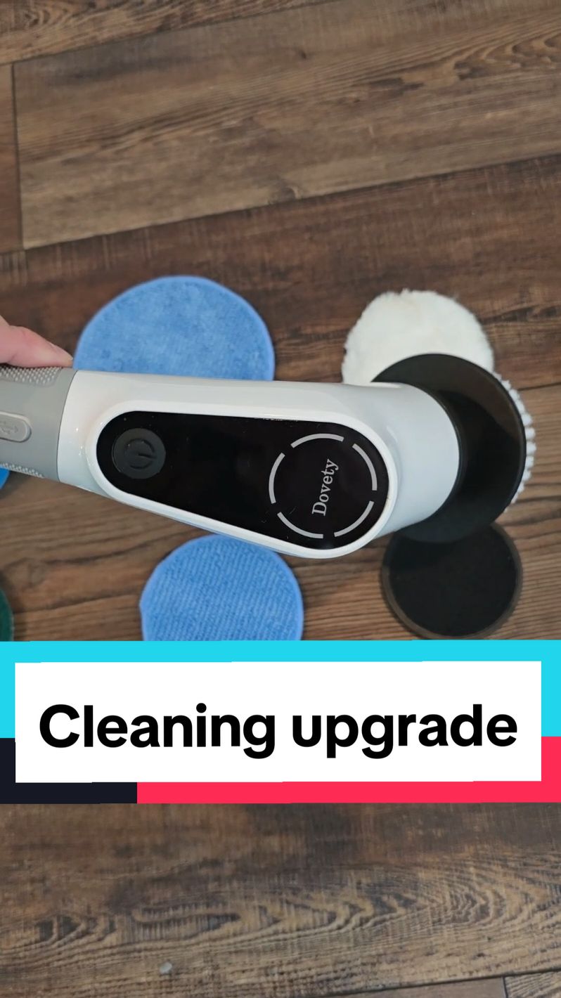 Cleaning next level with my new automatic scrubber #scrub #bathroomcleaning #kitchencleaning #TikTokShop 