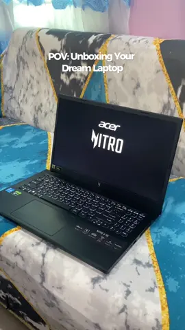 Unboxing the Acer Nitro V 15 Laptop: First Look and Impressions! #acernitrov15 #LaptopUnboxing #techreview #fyp #laptop 