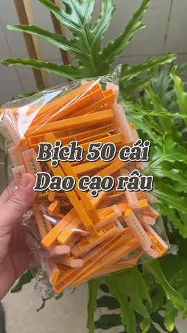 Bịch 50 dao cạo râu cán ngắn vàng 2 lưỡi #giadung#giascaorautienloi #daocaorau2luoi #setdaocaorau #daocaorau #daocaoraudanang 