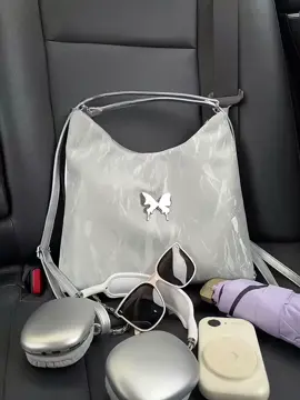 🦋Silver butterfly bag#backpack #butterflybag #slingbag #totebag #bagmurah #shoulderbags 
