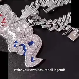 #hiphop #necklace ## Trendy Man Basketball star's same nba fashion necklace