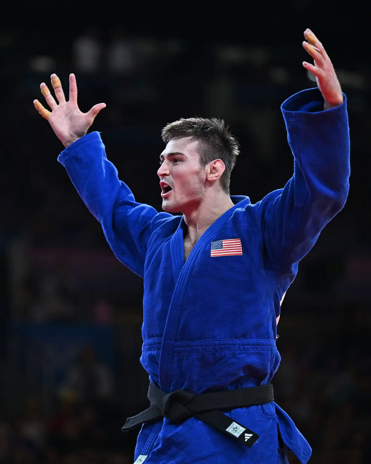 First big shock of day 5! Jayne stuns Parlati!!! 🇺🇸 #JudoOlympics #Sport #Olympics #Paris2024 
