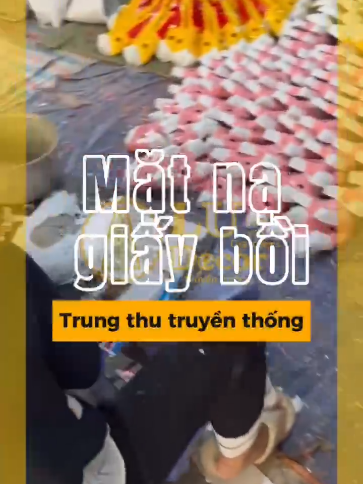 Mặt nạ giấy bồi truyền thống l LU Decor những chiếc mặt nạ được các nghệ nhân làng nghề tại Hưng Yên làm nên 