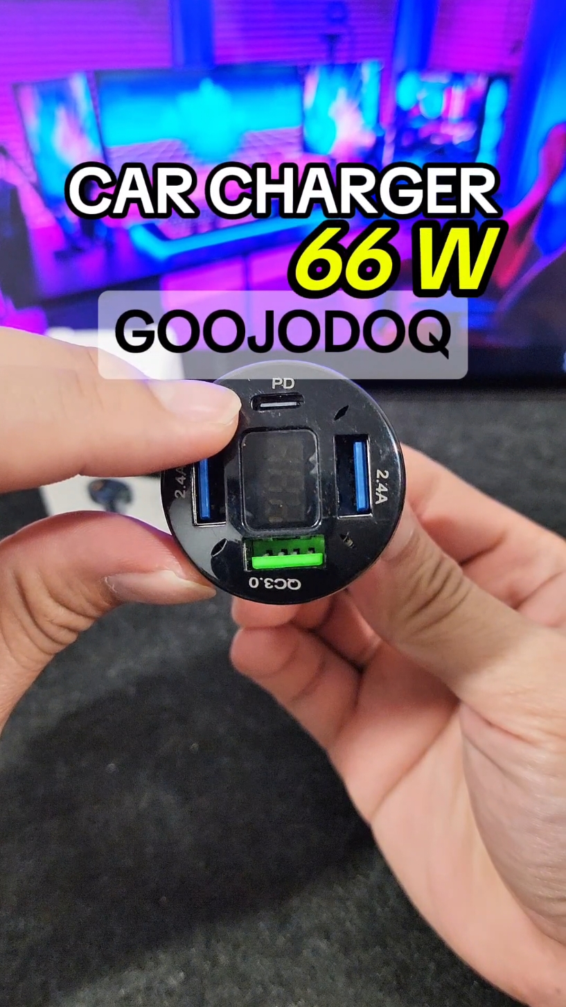 @ท็อปบี้ คุง รีวิวที่ชาร์จแบตในรถยนต์ Car charger 66 วัตต์ จากแบรนด์ goojodoq มีพอร์ตชาร์จ Type C ที่ชาร์จ PD ได้ถึง 20 วัตต์ #goojodoq #ที่ชาร์จแบต #ที่ชาร์จมือถือ #carcharger #ที่ชาร์จในรถยนต์ #pd20w 