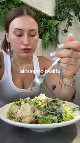 Week 1 of 5mg mounjaro, my appetite is not in the room. Since starting mounjaro last month, I no longer think about food 24/7. The food noise has been silenced #mounjaro #mounjarojourney #eatwithme