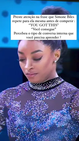 Nao é um post sobre frases motivacionais!  Claro que ela repetiu esta frase pq sabia que tinha feito tudo que poderia. ❤️