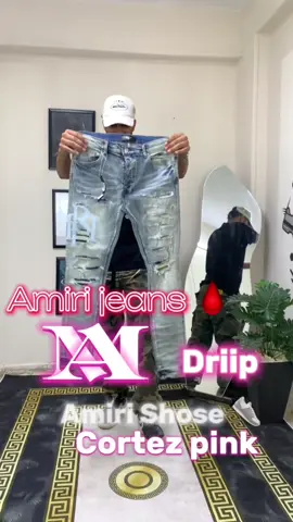 Amiri jeans 🩸 Amiri shoes 🥶 cortez pink 💫 Driiip 🥵 لو عجبك قولي رأيك ف كومنت 🤍#اوتفيت #model #دودج_ستور #سيف_دودج #viral #fyp 