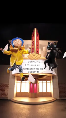 Get ready to experience the Other World in a whole new dimension: #Coraline returns to theaters worldwide on August 15 in remastered 3D. Get your tickets now at Coraline.com. (link in bio)