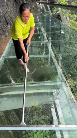 Experience the thrill and challenge of walking on a glass bridge built on the side of a mountain. It's not for the faint of heart! Watch as I take each step, feeling the rush of adrenaline and the breathtaking views below. This incredible structure offers an unparalleled adventure, combining natural beauty with the excitement of height. Join me in this daring journey and see if you have the courage to take on the glass bridge! #fyp #video #asiantechnology