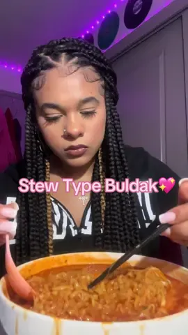 Stew Type Buldak is SOOO UNDERRATED!! Definitely one of the best!! 💖💖  #foryou #foryoupage #viral #viraltiktok #explore #explorepage #trending #trend #buldak #eating #fypage #fypシ゚viral #creatorsearchinsights @Buldakbabes @AaronMichelle🩷 