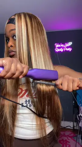 Did it eat?🥰 #highlightwig #bussdownmiddlepart #kristyngab #mscocohair #gluelesswig #4u #fypシ゚viral 