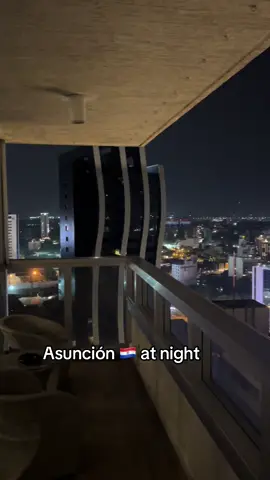 Asunción, Paraguay at night from Edificio Eminent #asuncion 