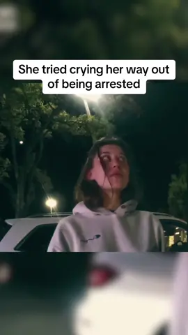 She tried crying her way out of being arrested #cops #police #bodycam 