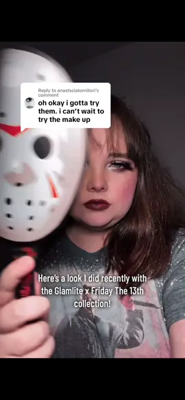 Replying to @anastsciatornitori Yesss! I’ve been using Glamlite’s makeup for a few years now and I really love their packaging and quality. 🥰 And I really want the Chucky makeup bag!!! It’s super cute!  Here’s a look I did recently with their Friday the 13th collection! I’m a mama and I don’t wear makeup too much anymore (never have the time lol), so it isn’t the best but… I had fun playing around with everything! 🤍 But just so you could see what everything looks like on. 😁 I tagged the products I used to create this look.💄🖤 #glamlite #horrormakeup #fridaythe13th #chucky #glamlitecosmetics #makeuplook