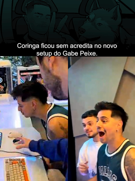New setup do Gabe Peixe! #loud_coringa #cortesloudcoringa #loudcoringa